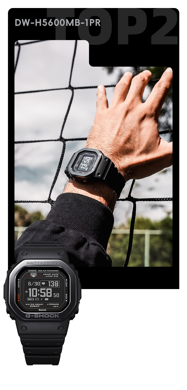 DW-H5600MB-1 以原点进化向运动领域发起挑战，加持心率监测、血氧测量等功能，记录你的高燃时刻